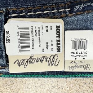 Wrangler Boot Cut Blue Jeans